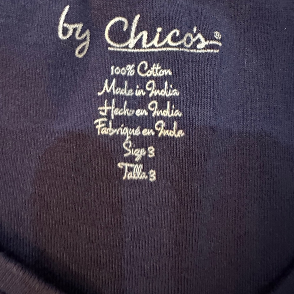 Chicos Size 3, Extra Large, Basic Tank Top V-Neck… - image 2